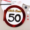 Gäste-Buch Verkehrsschild 50
