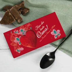 100g Tafel Schokolade mit Wunschnamen für die beste Oma