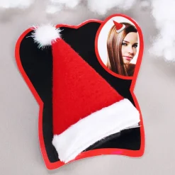 Haarclip Weihnachtsmütze