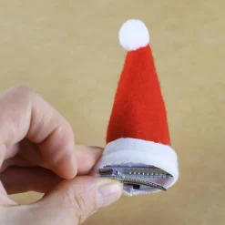 Haarclip Weihnachtsmütze mit LED