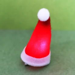 Haarclip Weihnachtsmütze mit LED