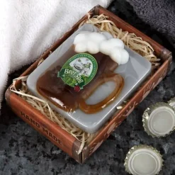 Handgefertigte Bier-Spa Seife in Form eines Bierkrug