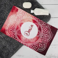 Handtuch mit Mandala-Motiv in verschiedenen Farben und Mustern - perfekt für Ramadan
