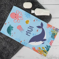 Handtuch mit Meerestieren in 3 verschiedenen Größen