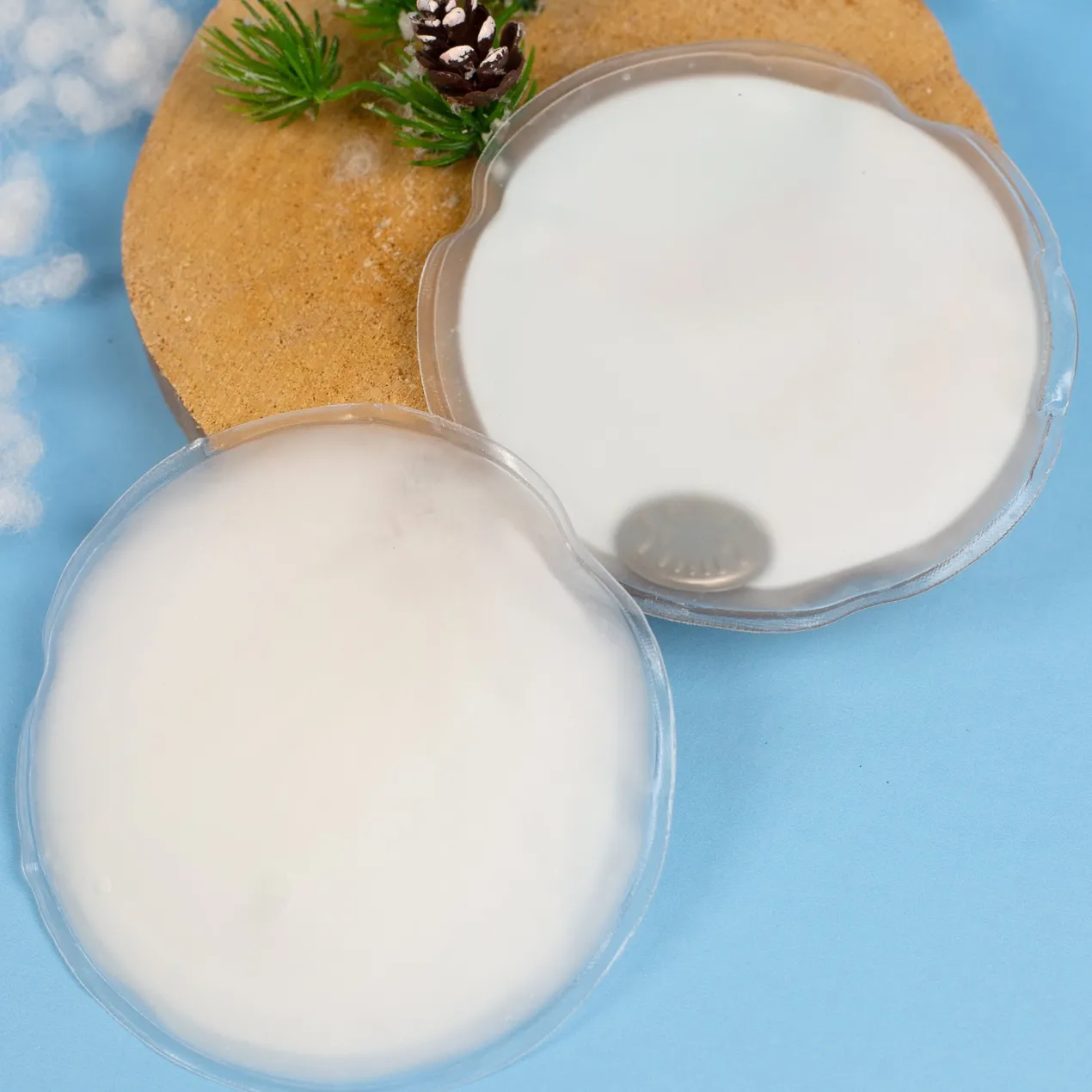 Handwärmer mit Weihnachtsmotiven | Rund