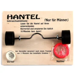 Hantel nur für Männer als tolles Spaßgeschenk