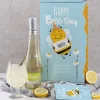 Happy Bee Day - Geschenkset zum Geburtstag mit süßem Bienen Motiv und Wunschname