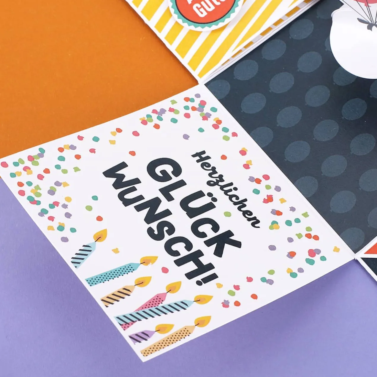 Happy Birthday - Überraschungsbox zum Geburtstag Explosionsbox