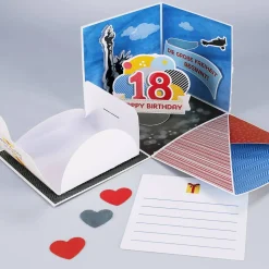 Happy Birthday 18 - Überraschungsbox mit Name zum Geburtstag