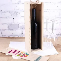 Happy Birthday - Flaschenverpackung zum Geburtstag