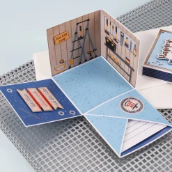 Happy Birthday - Geschenkbox für Handwerker als Verpackung für Geldgeschenke und Gutscheine