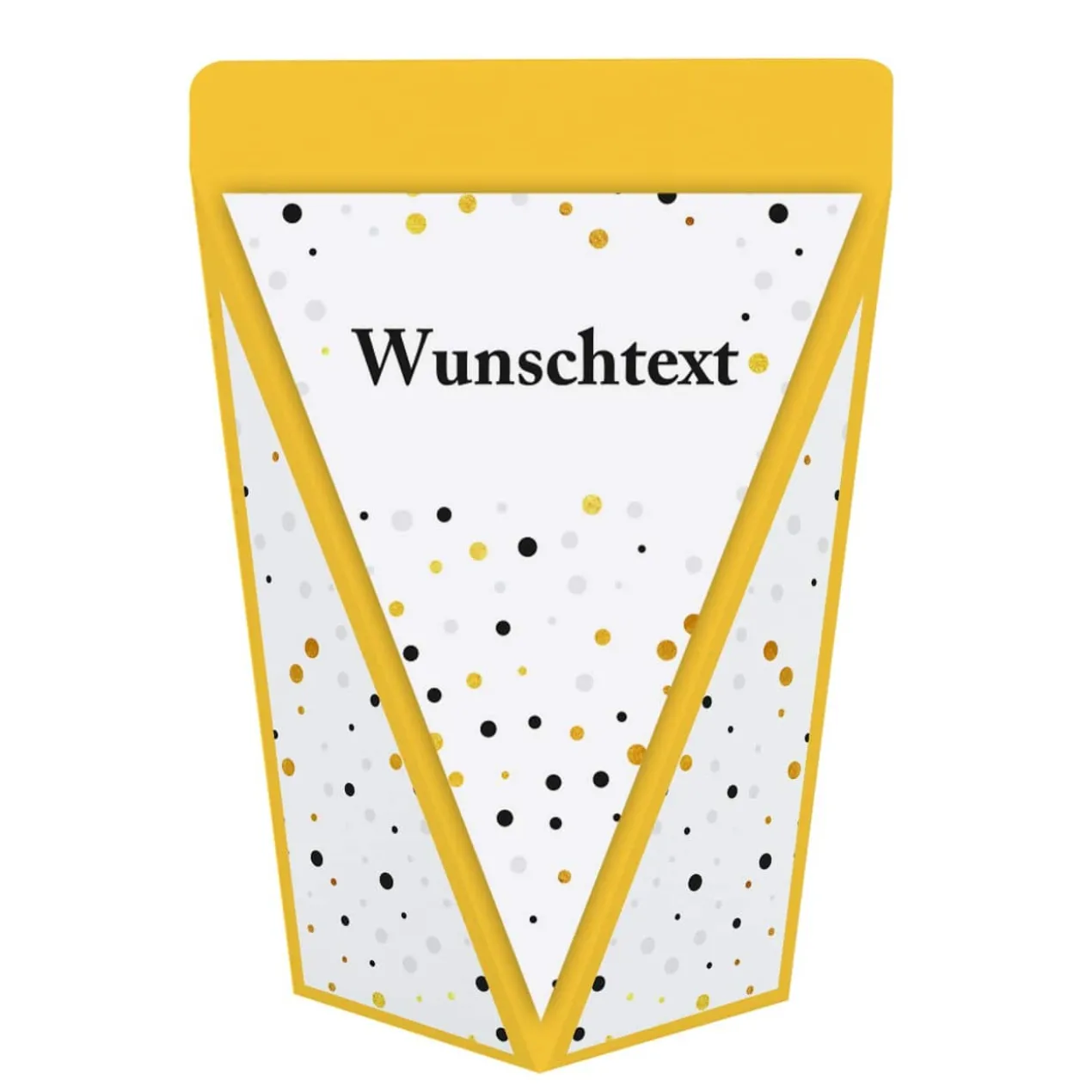 Happy Birthday - kleine Geschenktüte zum Geburtstag - mit Schokolade oder Bonbons oder unbefüllt