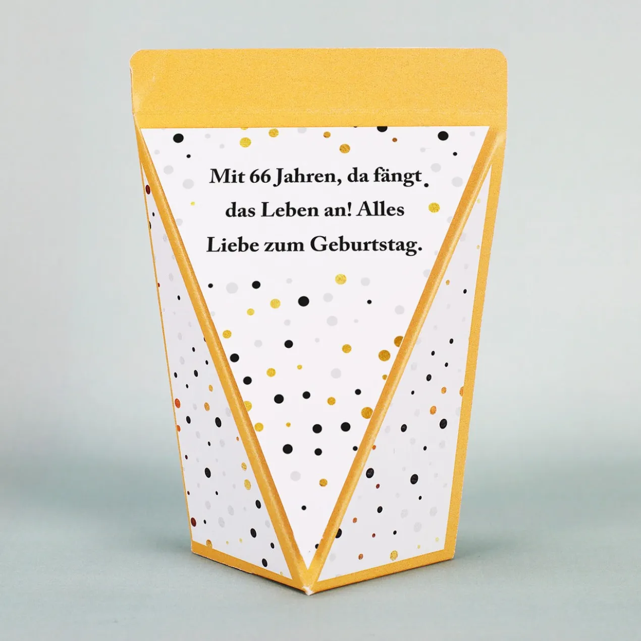 Happy Birthday - kleine Geschenktüte zum Geburtstag - mit Schokolade oder Bonbons oder unbefüllt