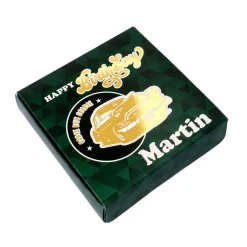 Happy Birthday - Oldie but Goldie - Geldgeschenkbox mit Goldprägung