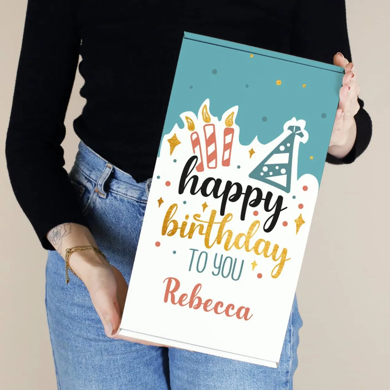 Happy Birthday to you - Geschenkverpackung in fünf Größen