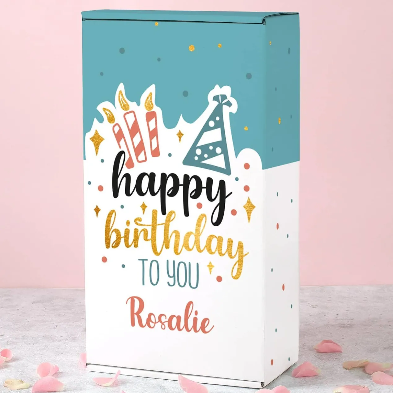 Happy Birthday to you - Geschenkverpackung in fünf Größen