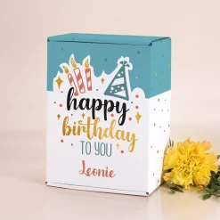 Happy Birthday to you - Geschenkverpackung in fünf Größen