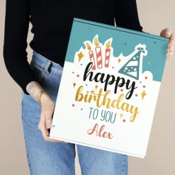 Happy Birthday to you - Geschenkverpackung in fünf Größen