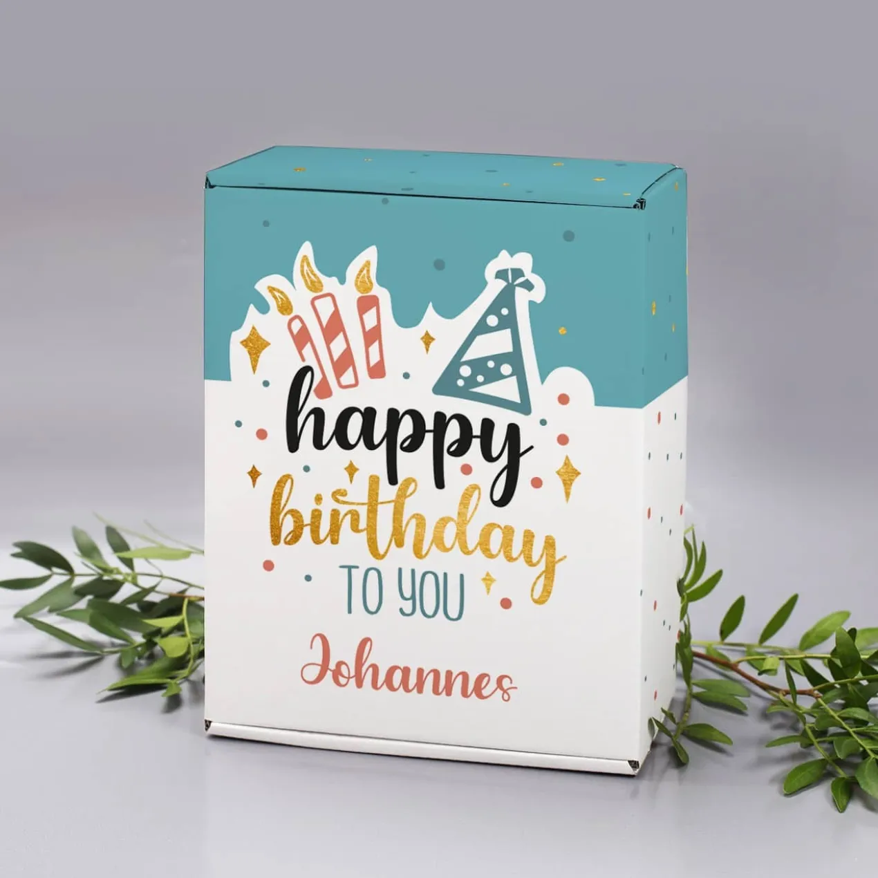 Happy Birthday to you - Geschenkverpackung in fünf Größen