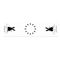 Happy Easter - Tischläufer mit Hase und Wunschtext in 2 Größen verfügbar