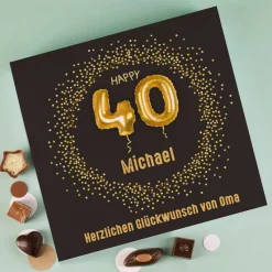 Happy 40 - Lindt Pralinen zum 40. Geburtstag, 155g alkoholfrei
