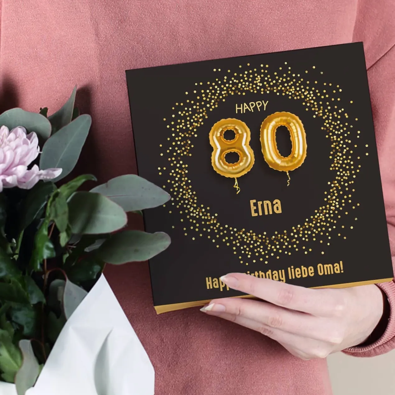 Happy 80 - Lindt Pralinen zum 80. Geburtstag, 155g alkoholfrei