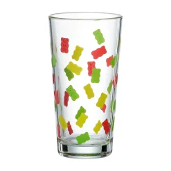 HARIBO Trinkglas mit Gummibärchen Motiv | Glas 380 ml von Ritzenhoff & Breker für Kinder & Fans
