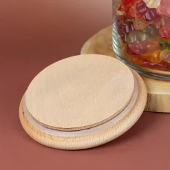 HARIBO Vorratsglas mit Goldbär & Holzdeckel | Gummibärchen Dose 1,1 L von Ritzenhoff & Breker