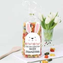 Hasennudeln zu Ostern mit Ihrem Wunschnamen