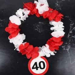 Hawaiikette Verkehrsschild 40
