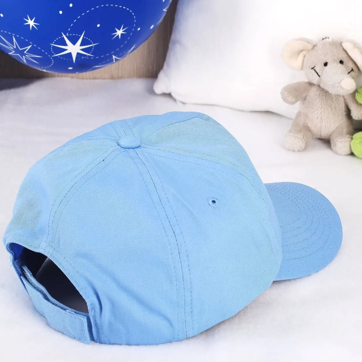 Hellblaues Feuerwehr Basecap für Kinder