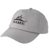 Hellgraues Basecap Mr mit Namensaufdruck