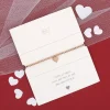 Herzarmband mit personalisierter Verpackung | Liebe muss echt sein