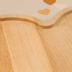 Herz Frühstücksbrettchen & Servierbrett mit Gravur aus Holz | Geschenk für Papa zum Vatertag