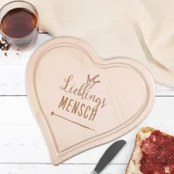 Herz-Frühstücksbrett