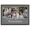 Herzlich Willkommen - moderne Foto-Fußmatte mit Ihrem Wunschtext