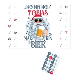 HO HO HOL mir mal ein Bier - DIY Adventskalender Set für Ihren Bierkasten
