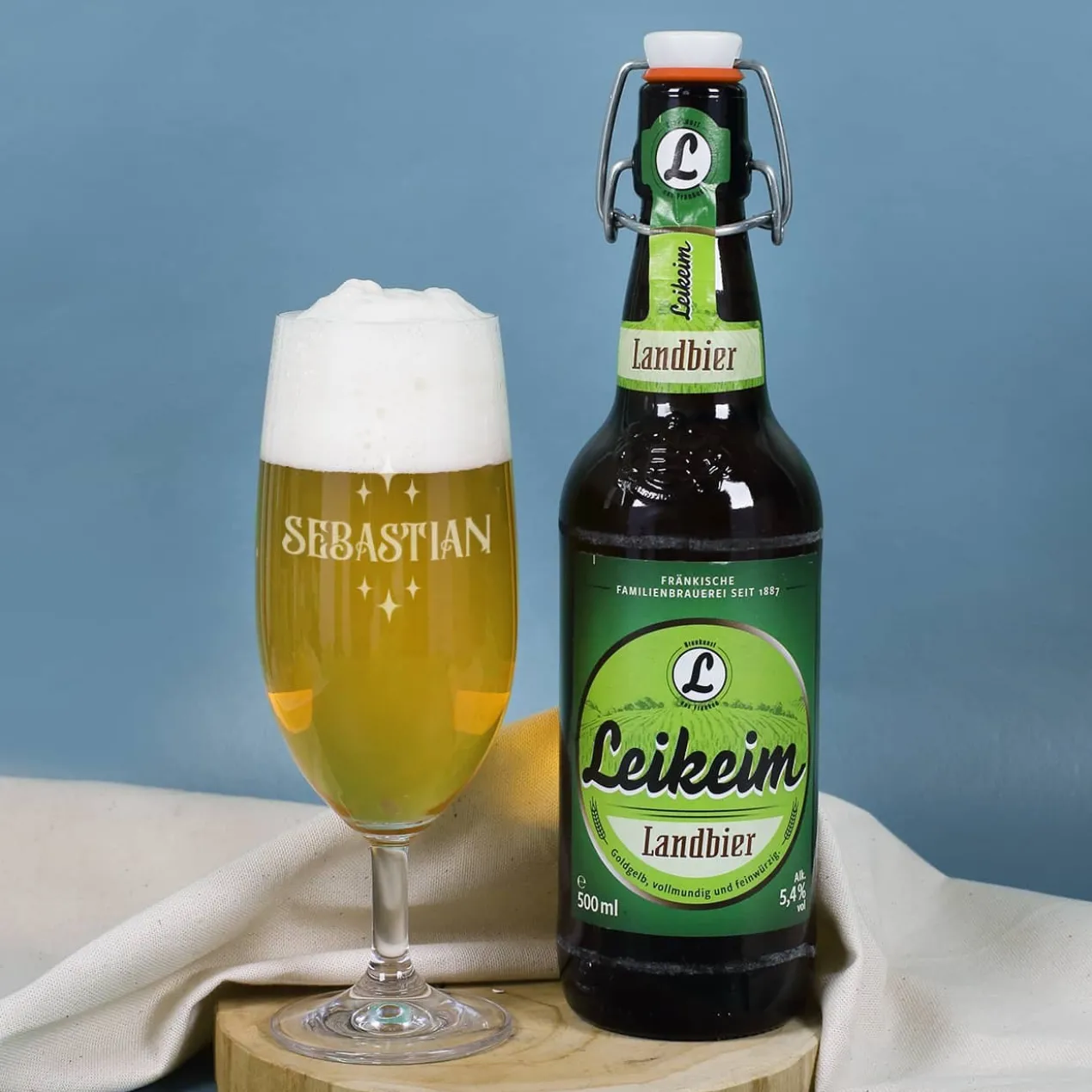 HO HO HOL mir mal ein Bier - Geschenkset zu Weihnachten mit coolem Santa