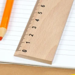Holz Lineal für Mädchen personalisiert mit Name | Schmetterlinge Motiv | 20 cm