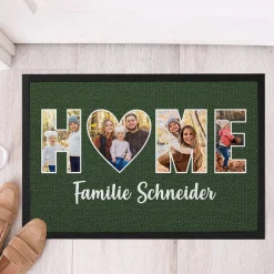 HOME - Fotofußmatte in verschiedenen Farben