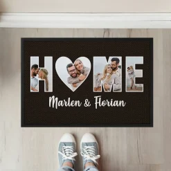 HOME - Fotofußmatte in verschiedenen Farben