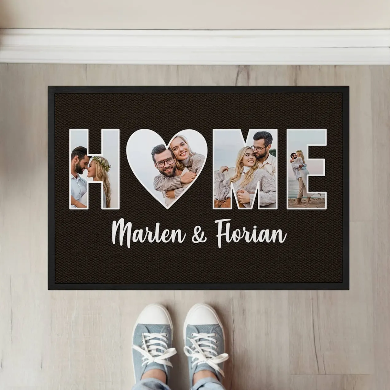 HOME - Fotofußmatte in verschiedenen Farben