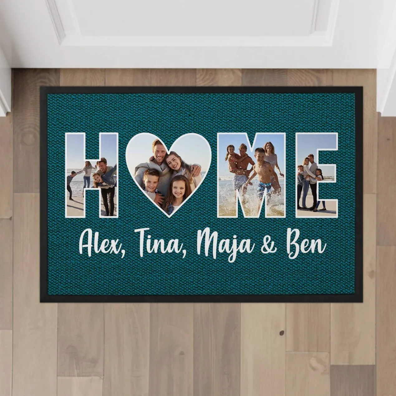 HOME - Fotofußmatte in verschiedenen Farben