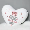 Ich liebe dich für immer - Herzkissen zum Valentinstag mit Namensaufdruck