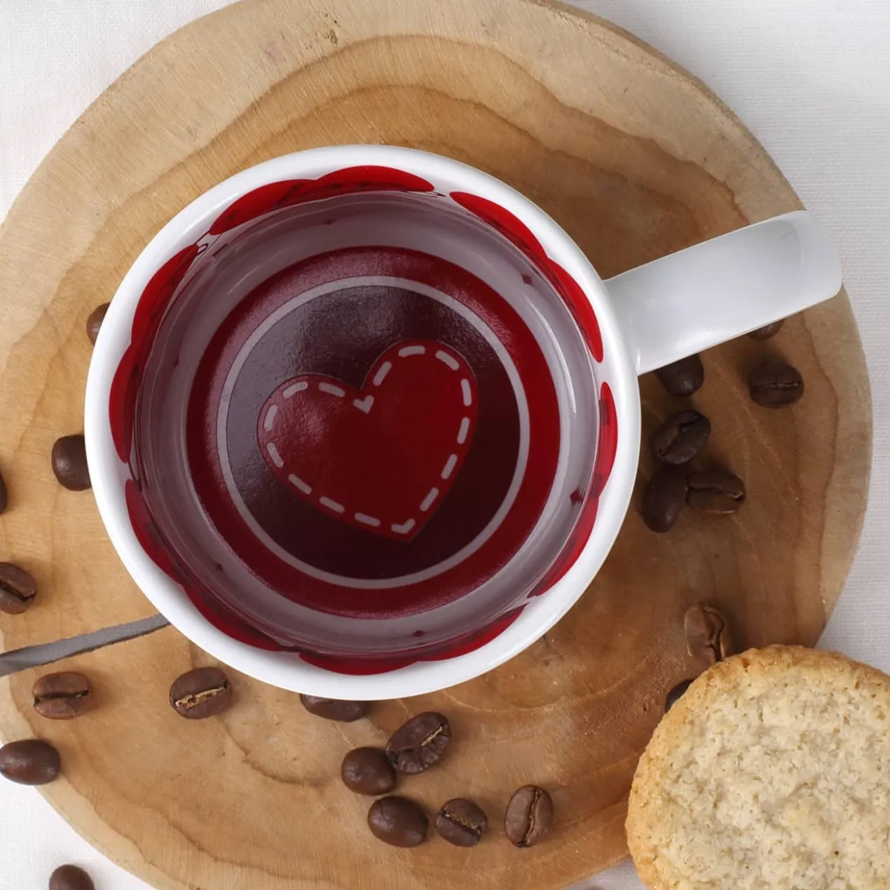 Ich liebe dich für immer - Tasse zum Valentinstag mit Namensaufdruck