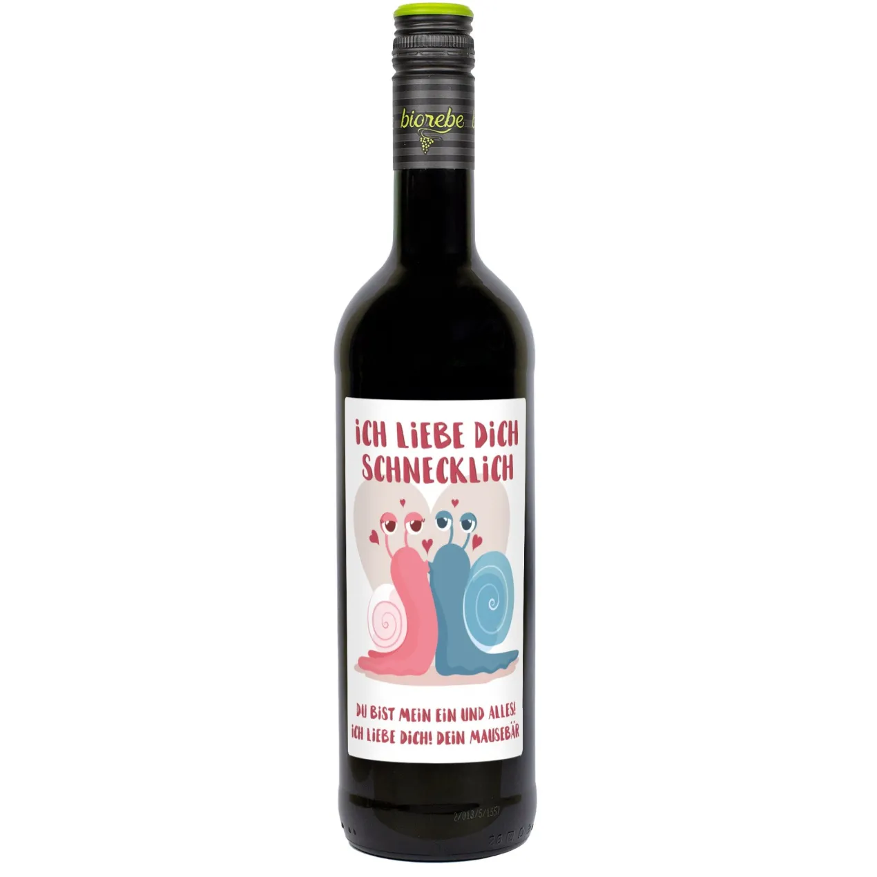 Ich liebe dich schnecklich - Biorebe Wein zum Valentinstag | Bienenfreundlich & Nachhaltig