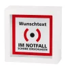 Im Notfall Scheibe einschlagen - Bilderrahmen Spardose für Geldgeschenke