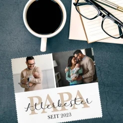 Individuelles Brillenputztuch für Mama, Papa, Oma, Opa usw mit Ihren Fotos