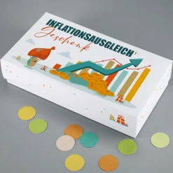Inflationsausgleich - persönliche Geschenkverpackung für Geld und Gutscheine