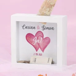 Ja! Bilderrahmen Spardose für Geldgeschenke zur Hochzeit